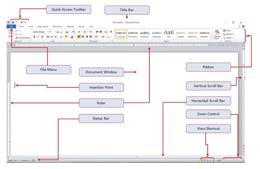 microsoft word 2016 map 