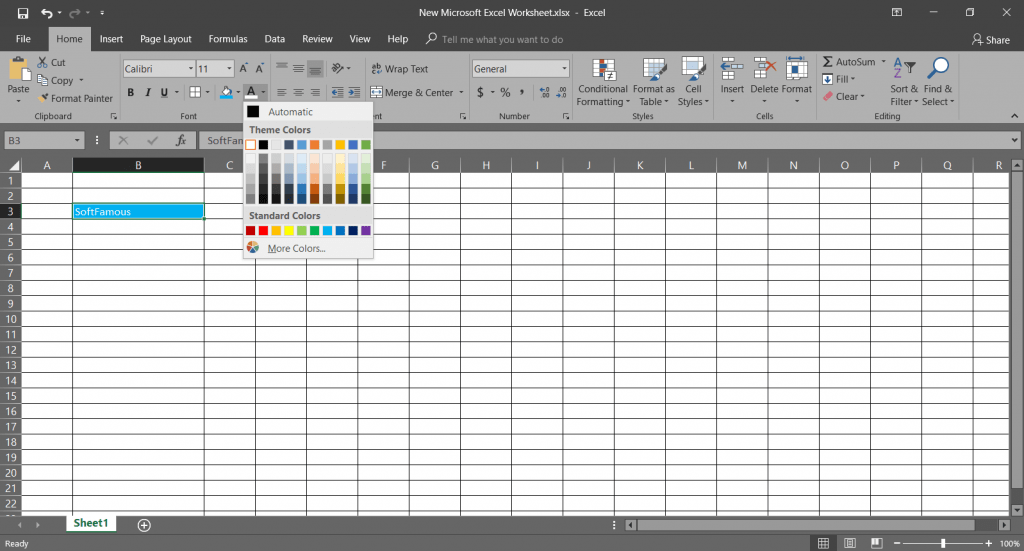 grey version of microsoft excel