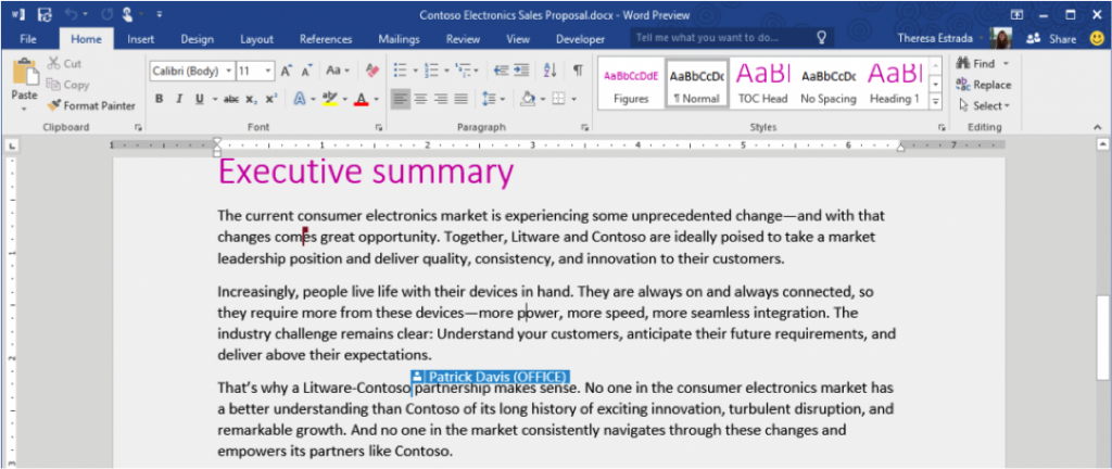 word version of office 2016