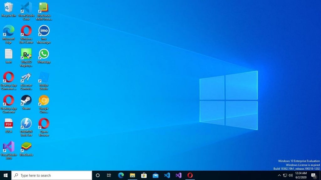 windows 10 main menu