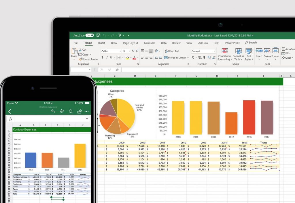 Advantages Microsoft Excel 2013