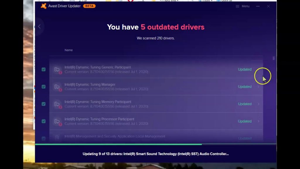 Versions of free Avast Driver updater
